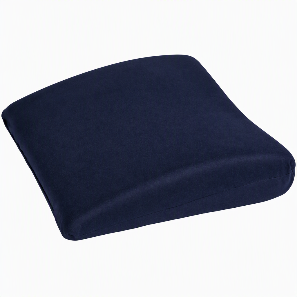 Royal Rest Back Support Pillow, navy memory foam lumbar pillow